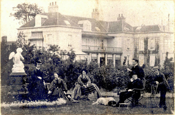 Adolphe Boursot and his family in Calais, 1862